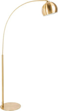 Moderne Bogenlampe in Gold - 205cm Stehleuchte für Wohnzimmer
