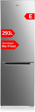 NILSON Kühl-Gefrierkombination Edelstahl, 293L, No Frost, Multi AirFlow