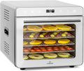 Klarstein Edelstahl Dörrautomat mit 6 Metallgittern, 24H Timer & Touch-Display, 700W