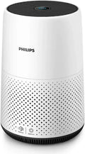 Philips 800er Serie Luftreiniger mit Echtzeit-Luftqualitätsanzeige, antiallergen, Geruchs- und Gasreduktion, HEPA-Filter, Weiß/Schwarz