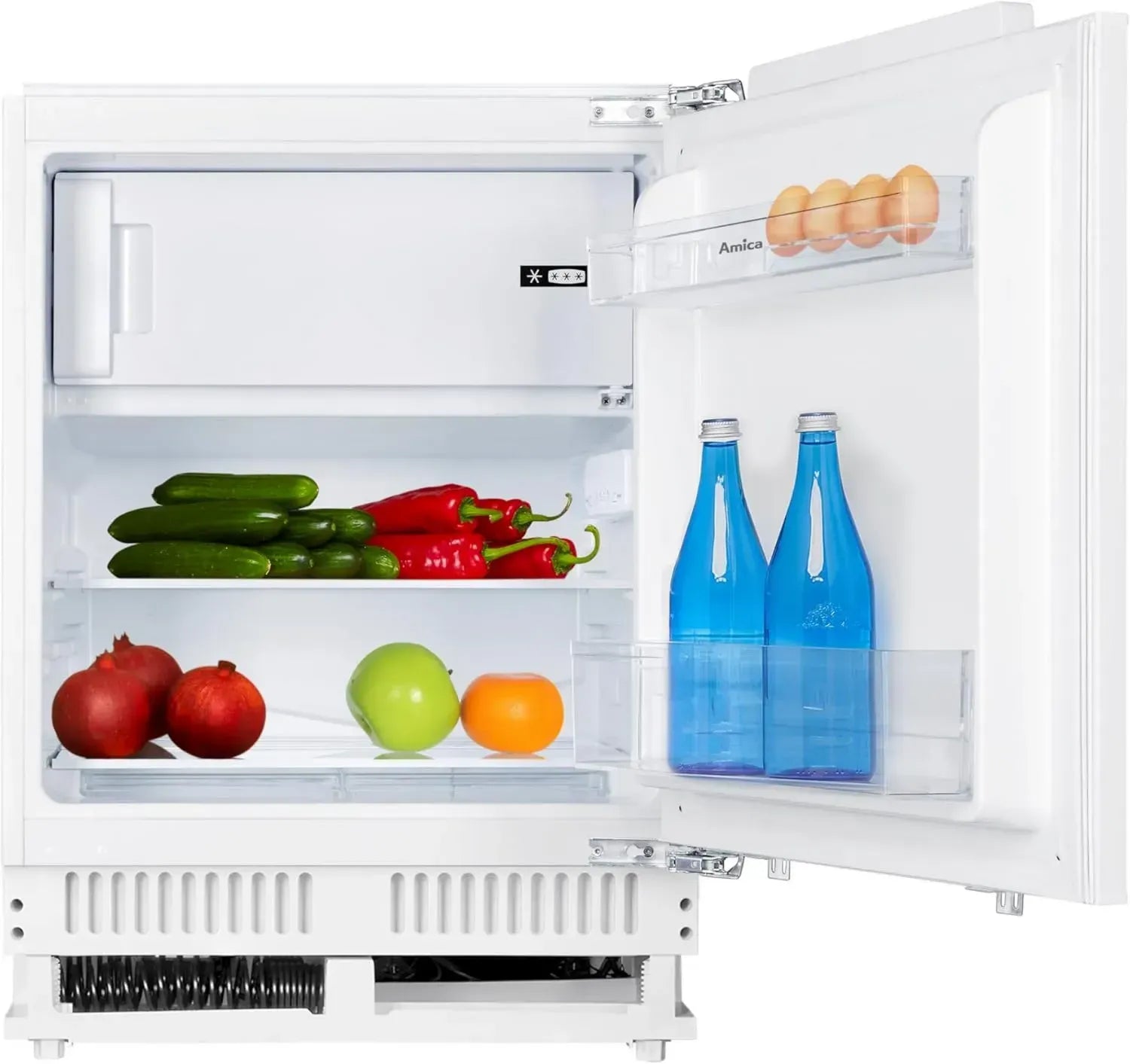 Amica Einbau-Kühlschrank mit Gefrierfach, 82 cm, Festtür, Inverter-Kompressor