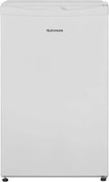 TELEFUNKEN Mini-Kühlschrank mit Gefrierfach, 89L, LED-Beleuchtung, Wechselbarer Türanschlag, Weiß