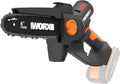 WORX 20V Akku Mini-Kettensäge, 15 cm, bürstenlos, werkzeuglos, kompakt