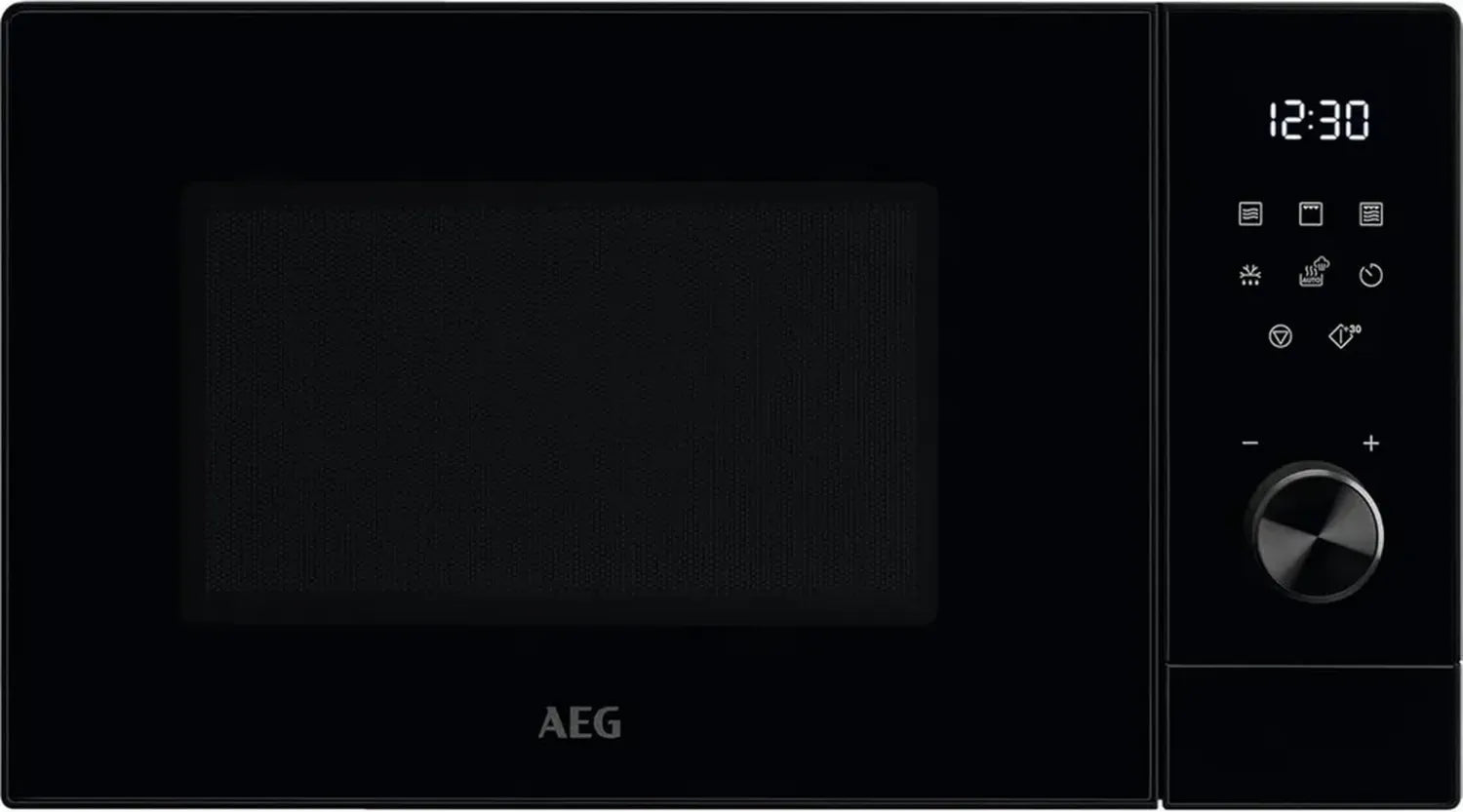 AEG Freistehende Mikrowelle mit Grill, 29L, Touchscreen, Inverter, AutoSteam, Leise, MultiStage, 900W Mikrowelle, 1000W Grill, Schwarz