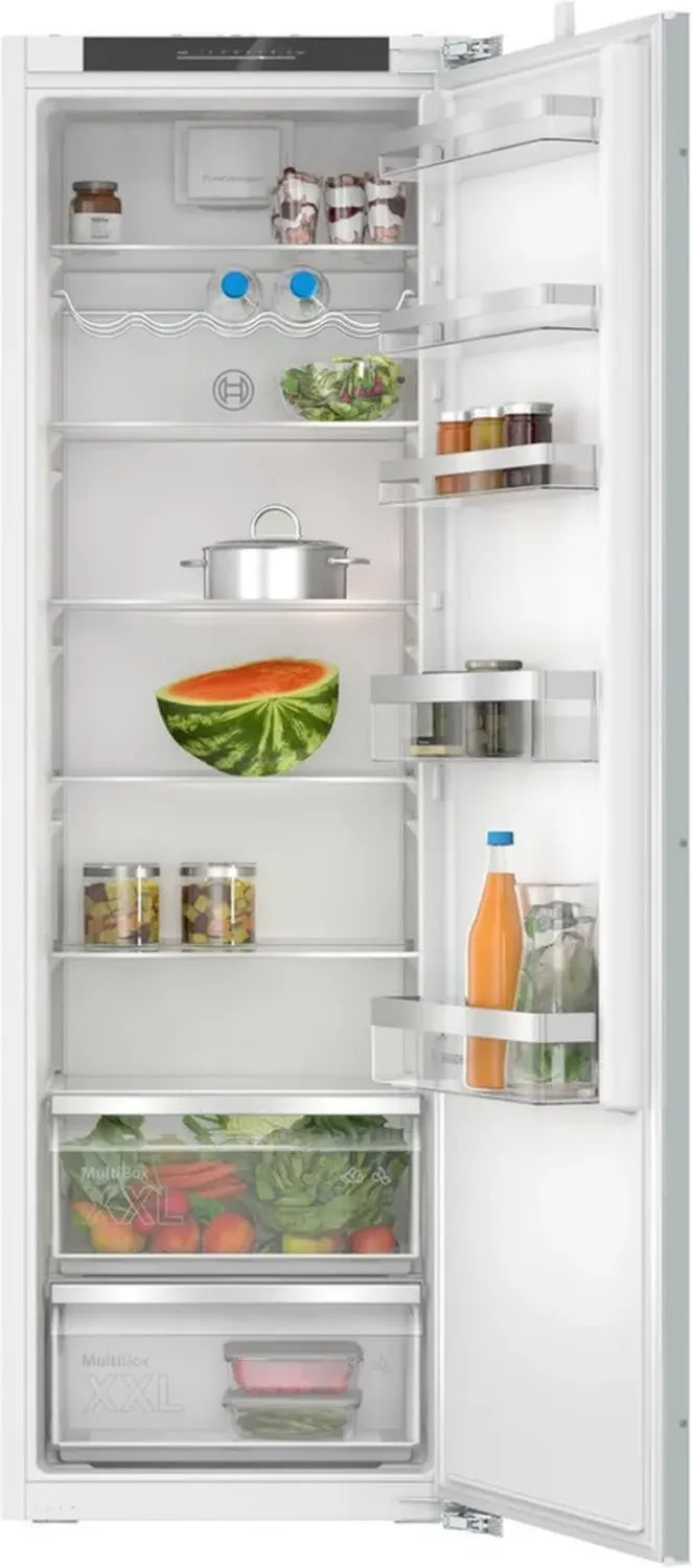 Bosch Serie 4 Einbau-Kühlschrank, 310L, LED, Flachscharnier, Multi Box XXL