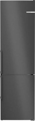 Bosch Kühl-Gefrierkombination Serie 4, 203x60 cm, 260L Kühlen & 103L Gefrieren, NoFrost, VitaFresh, Schwarzer Edelstahl