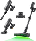 Roborock H60 Ultra Akkustaubsauger, leistungsstark mit 210AW Saugkraft, 90 Minuten Laufzeit, flexibel mit 90° Saugrohr, LED-Stauberkennung, Anti-Verwicklungsbürste für Teppiche, Hartböden und Tierhaare