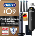 Oral-B iO Serie 9 Elektrische Zahnbürste mit 3 Bürstenköpfen, 7 Reinigungsmodi, Schwarz