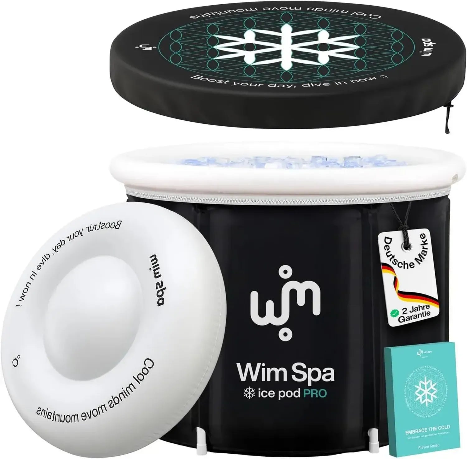 Klappbare, isolierte Eisbadewanne mit Zubehör – Mobile Kältetherapie für drinnen und draußen