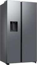 Samsung RS70F66KBTEF Side-by-Side Kühl-Gefrierkombination, 178 cm, 634 l, Eis-/Wasserspender, Twin Cooling+, Edelstahloptik
