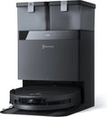 ECOVACS DEEBOT T50 OMNI Gen2 Staubsaugerroboter mit Moppfunktion, 21.000 Pa, Ausziehbarer Seitenbürste, ZeroTangle 2.0, 75°C Heißwasser-Reinigung, All-in-One-Station, Ultraflach 81 mm, Schwarz