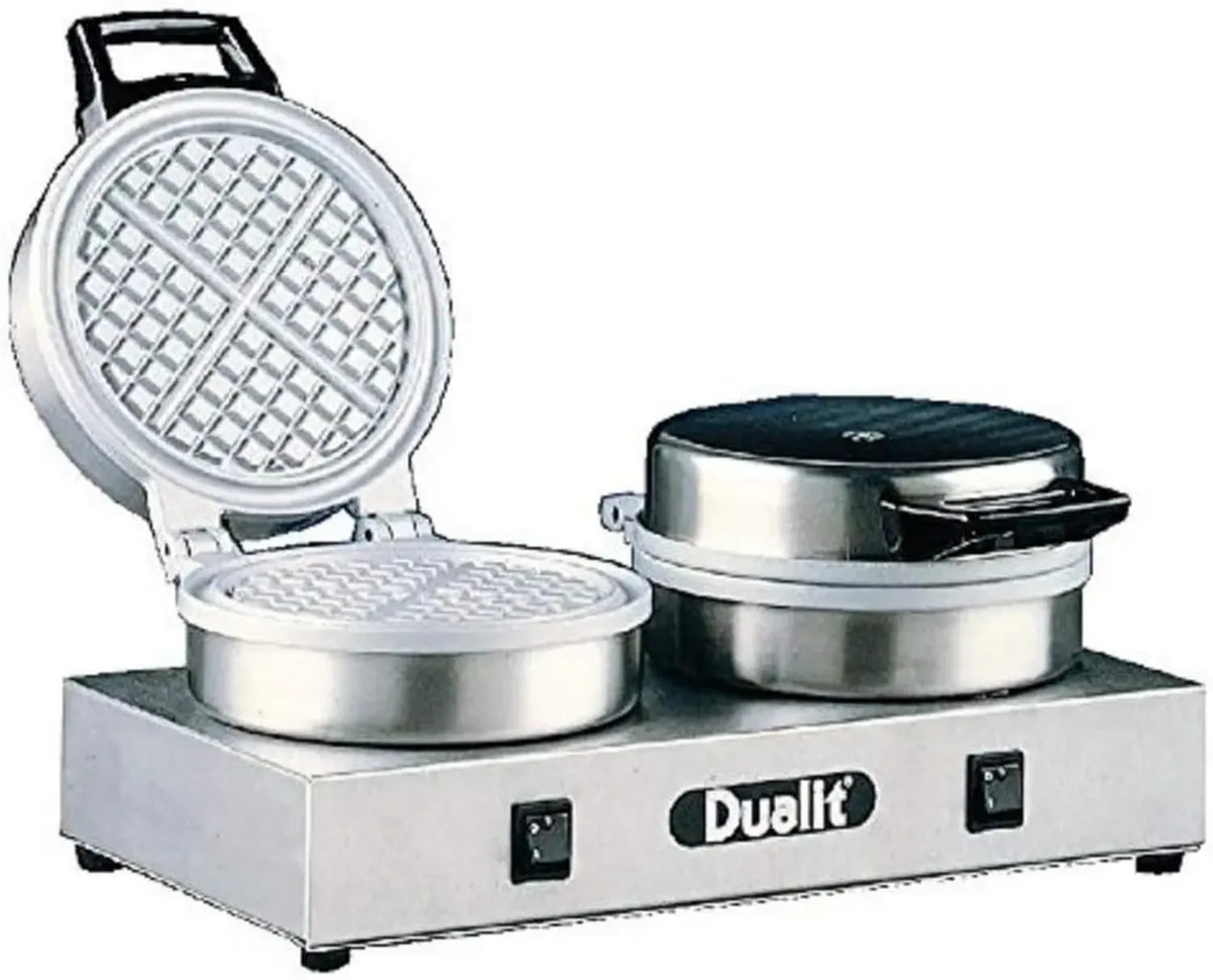 Dualit Waffelmaker Silber, Kompakt 190x400x220 mm