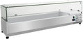 METRO Professional Edelstahl Kühlvitrine, 53L, 180W, Temperatur 0 bis +8°C, für Gastronomie und Restaurants