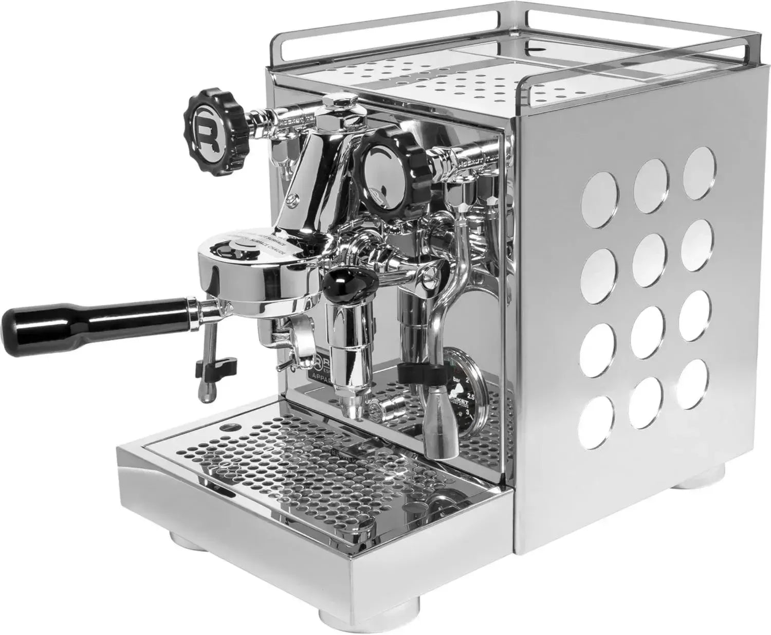 Rocket Appartamento Espressomaschine - Edelstahl Weiß