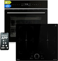 Einbau Herdset mit Induktionsfeld und Timer - 60cm Backofen & 59cm Kochfeld