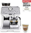 De'Longhi Espressomaschine La Specialista Arte EC9155.W mit 8-stufigem Mahlwerk, Milchschaumdüse, 15 Bar Druck, 3 Temperaturstufen, 1,7L Tank, Weiß