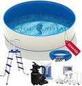 Rundpool Komplettset 2,50 x 1,20m mit Stahlwand und Sandfilter