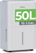 Elektrischer Luftentfeuchter Woleix 50L für Keller bis 125m² mit Timer und Filter