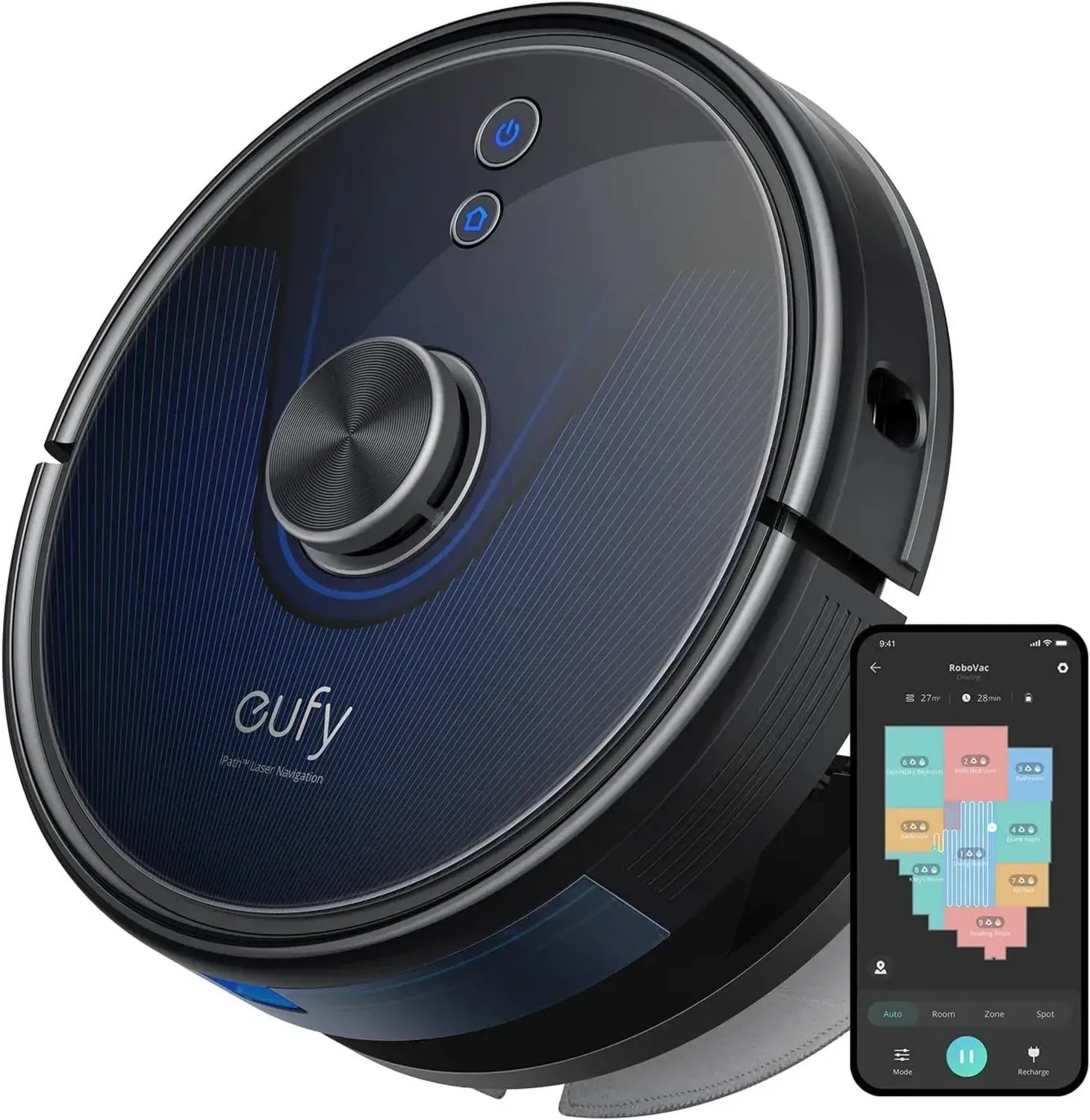 Eufy RoboVac L35 Saug- und Wischroboter mit hoher Saugleistung, langer Akkulaufzeit und App-Steuerung