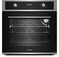 GASLAND Autarker Einbaubackofen, 70L, 9 Funktionen, 3-fach Verglasung, Teleskopauszug, Drehwähler, Heiße Luft, Edelstahl, Kindersicherung