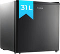 KLAMER Mini Gefrierschrank 31 L Schwarz, Energieeffizient, Leise, Kompakt, Flexibel einstellbar