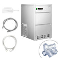 Gastro Edelstahl Eiswürfelbereiter 28 kg/Tag luftgekühlt