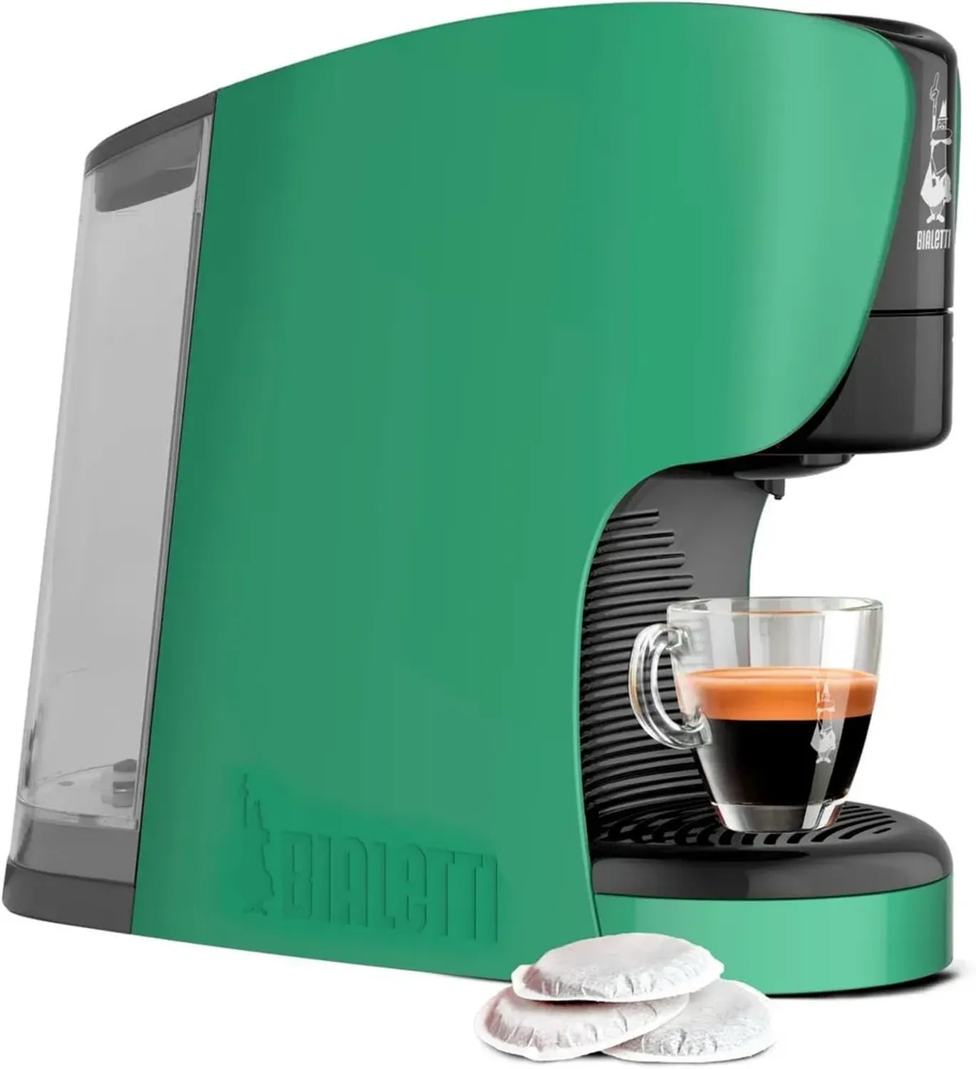 Bialetti Dama ESE Espressomaschine, umweltfreundlich, recycelter Kunststoff, Grün