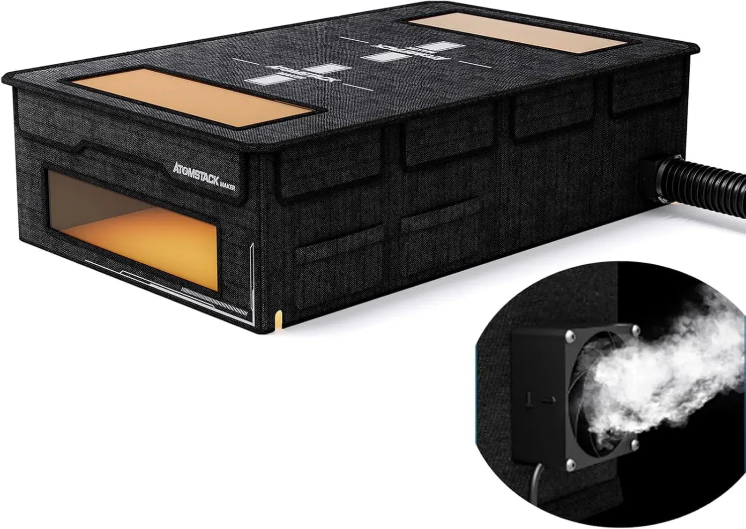 ATOMSTACK FB2 Plus Staubschutzbox für Lasergravierer, 1170x730x310mm, faltbar und robust