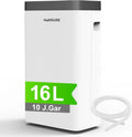 Elektrischer Luftentfeuchter 16L für große Räume bis 25m², mit Ablaufschlauch und Timer, 10 Jahre Garantie