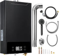 Propan-Durchlauferhitzer 6,3 GPM, 160.000 BTU, Innenbereich, LED-Touch-Display, integrierter Schutz, sofortige Warmwasserbereitstellung