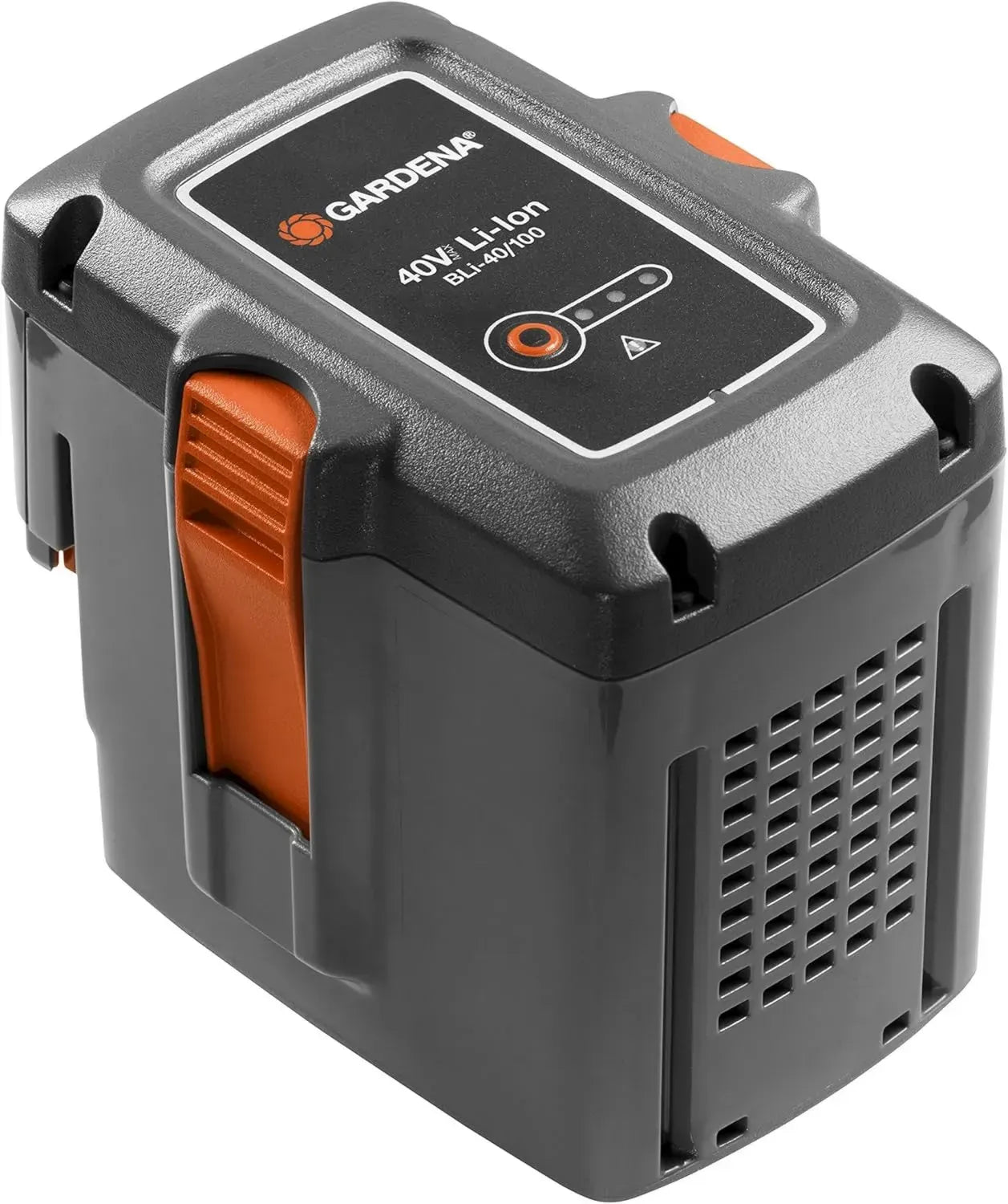 Gardena 40V Akku BLi-40/100: Leistungsstarker Ersatzakku für Trimmer, Bläser und Heckenscheren, 2.6 Ah Kapazität mit LED-Anzeige