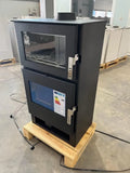 Effizienter Kaminofen 9 kW mit Backfach und Mehrfachbelegung